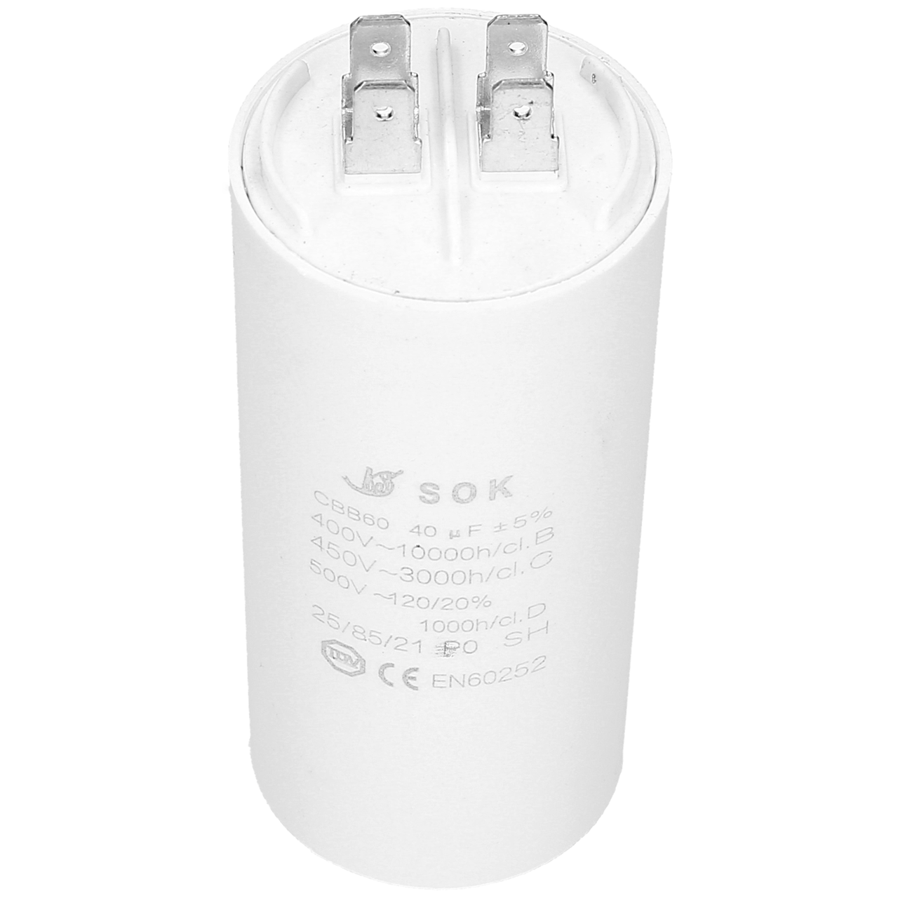 Kondensator rozruchowy do zmywarki Sharp 40uF 450V