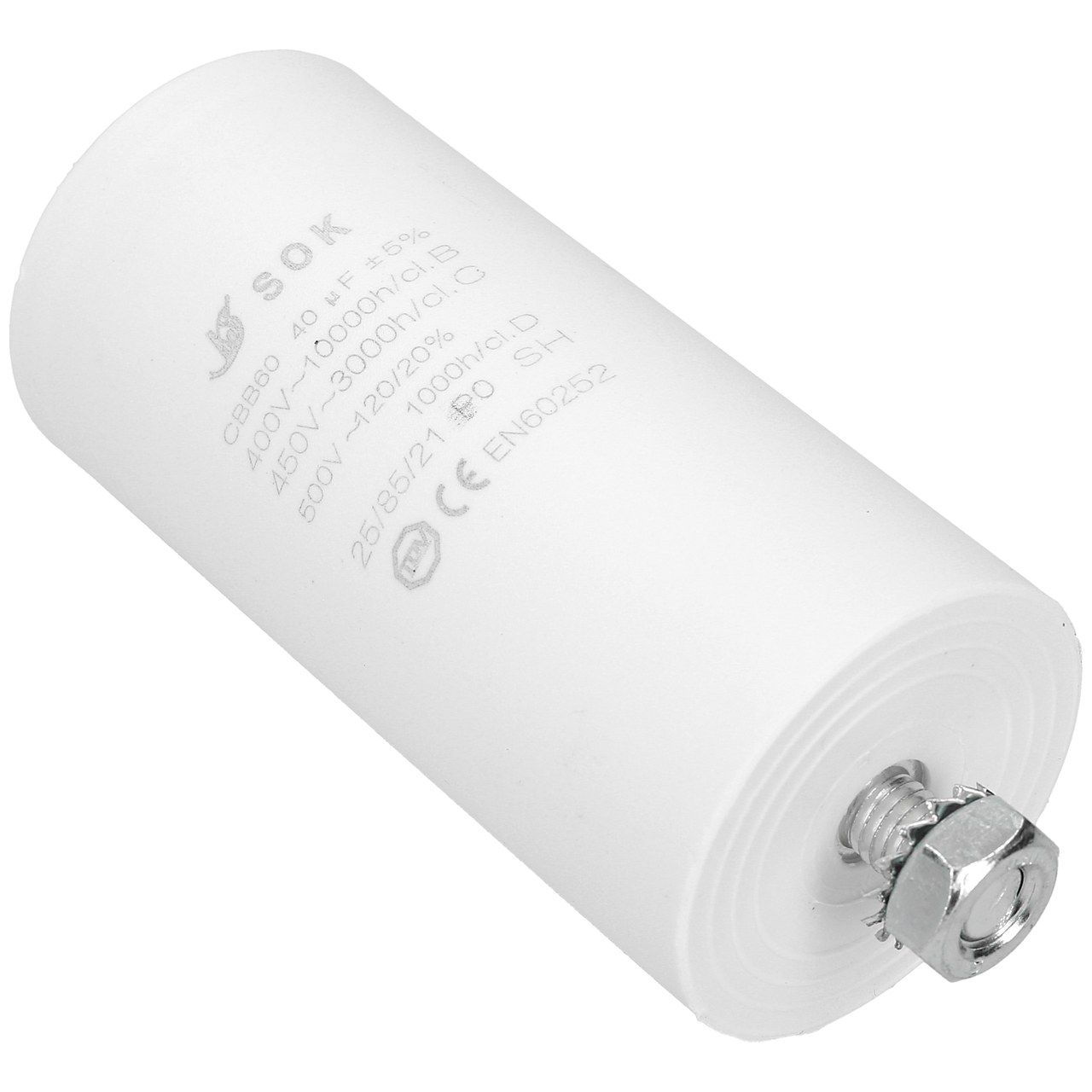Kondensator rozruchowy do zmywarki Sharp 40uF 450V