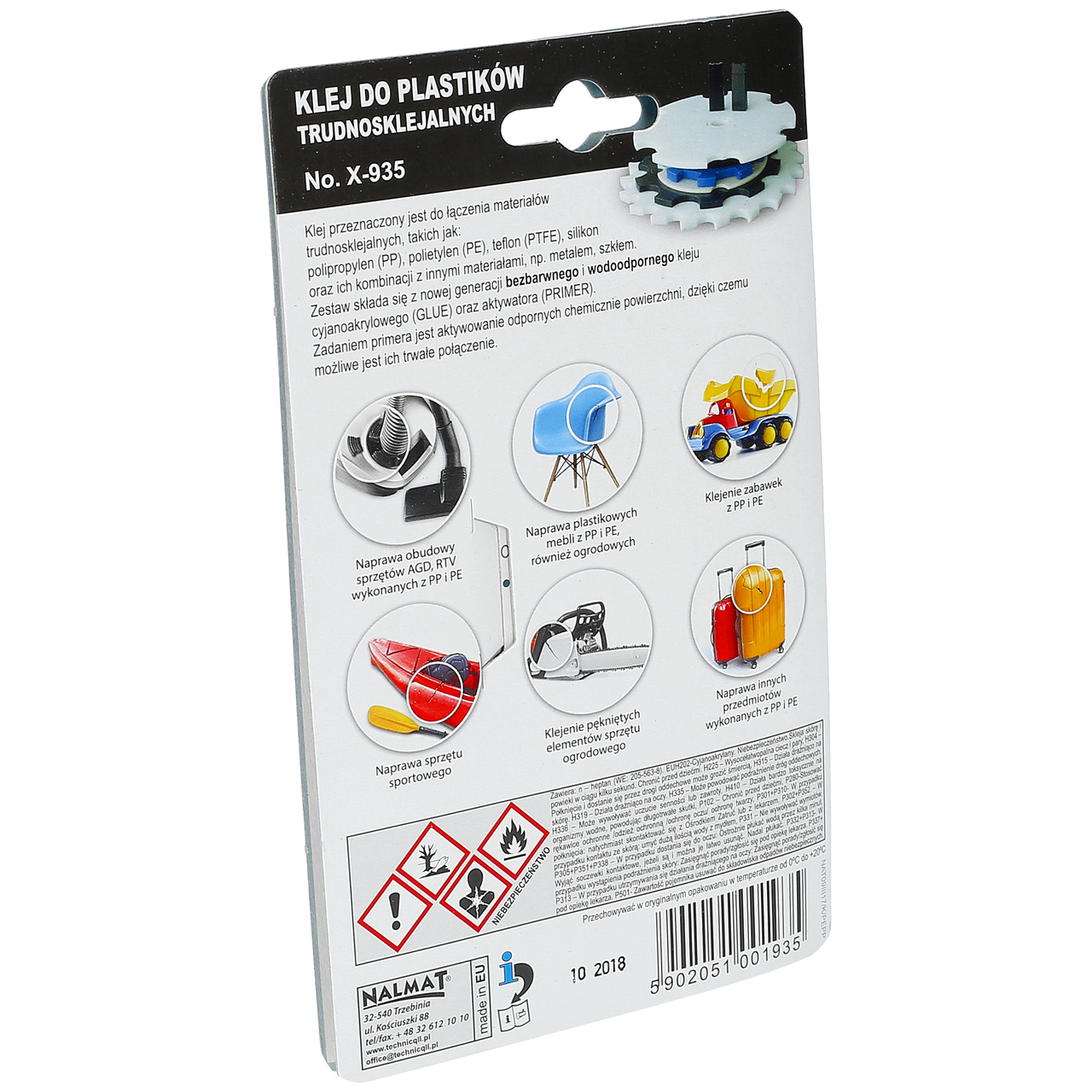 KLEJ SPECJALNY DO PP PE PTFE SILIKONU TECHNICQLL
